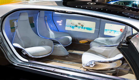 Let the robot drive. A concept car interior designed around autonomy. gmanviz/flickr, CC BY-NC-ND