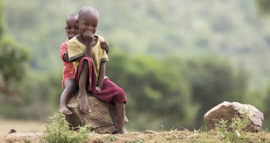 Masai children.