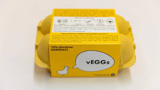 Plant-based egg alternatives have been developed to appeal to people who like the look and mouthfeel of scrambled eggs. 